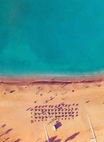 sea aerial photo of seashore ocean