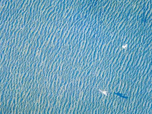 rug aerial photography of body of water texture