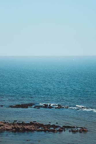 ocean bird's eye view photography of body of water sea