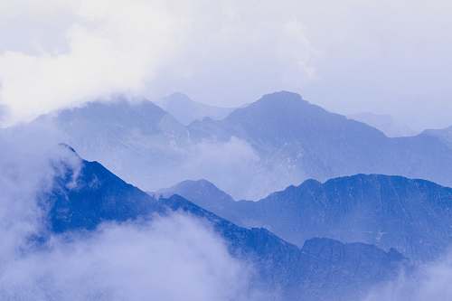 mountain bird's-eye view photography of mountains crest