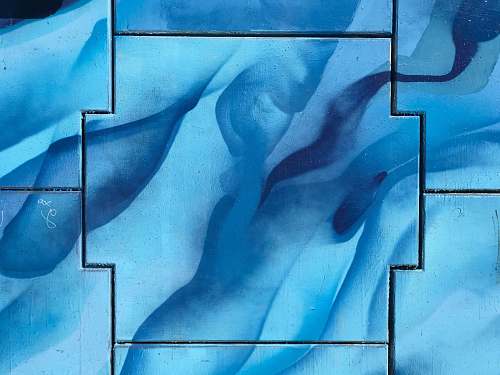 toronto blue wall painting texture