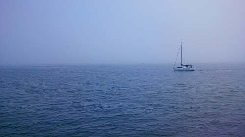 yacht boat at the middle of the sea boat