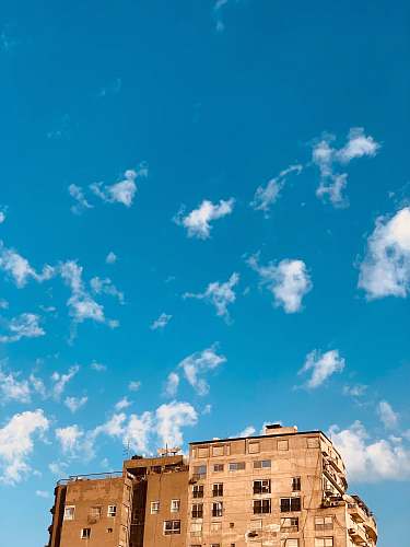 nature brown cement building' sky