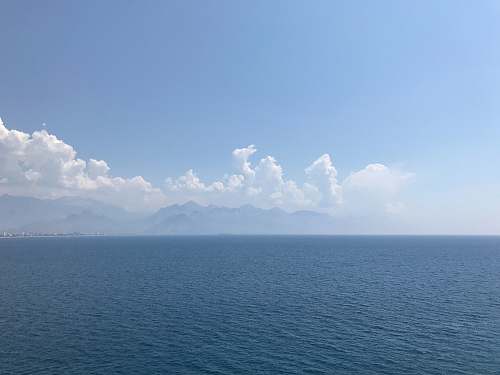 nature calm sea under clear blue sky outdoors