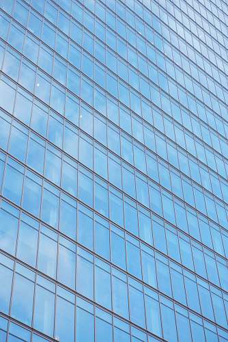 building commercial building with glass windows during daytime office building