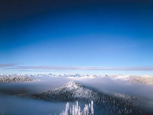 winter glaciers during daytime snow