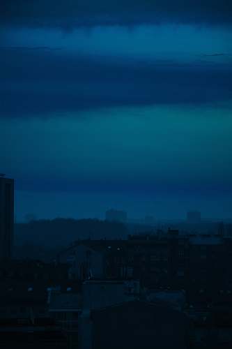 nature gray city buildings under white sky outdoors