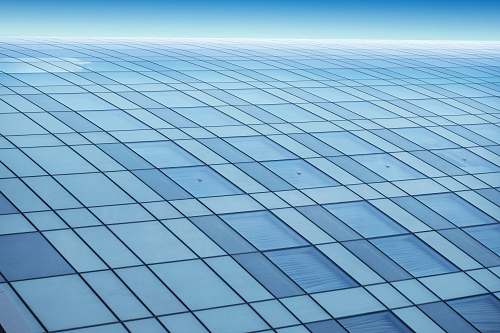 architecture gray grid building