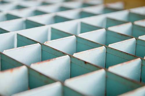 cube gray metal cube container pattern