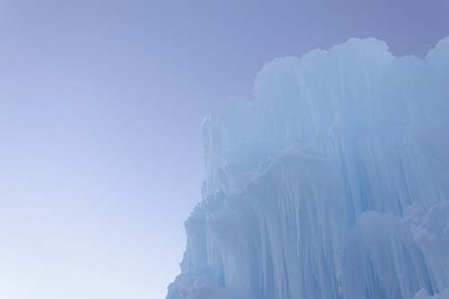 nature icy moutnain ice