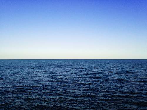 sea landscape photography of sea horizon