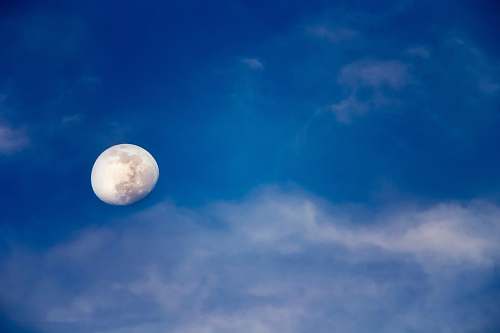 moon moon with cloud sky
