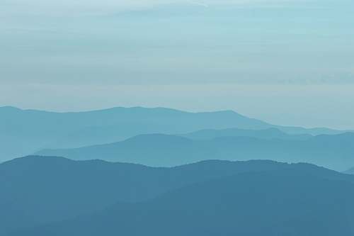 mountain mountain at daytime teal