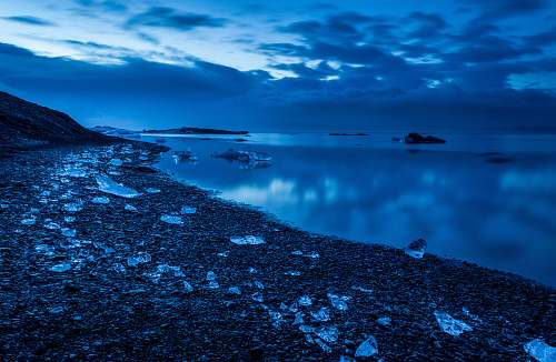 ocean panoramic photo of beach sea