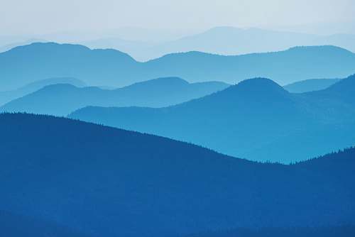 background panoramic photography of mountains mountain