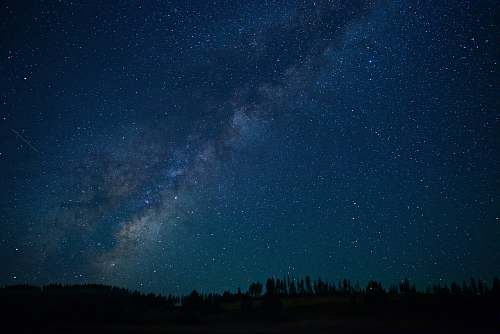 night photograph of milky way space