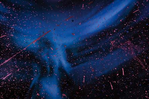 outdoors red and blue abstract art lighting
