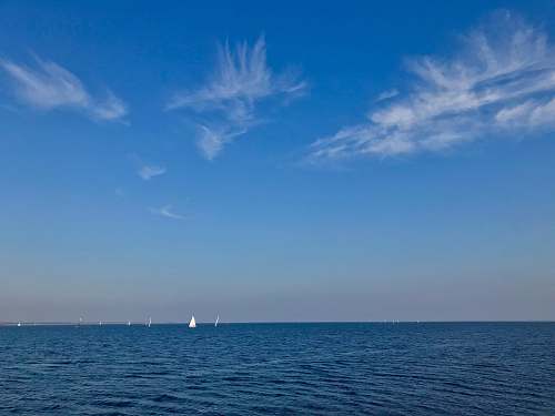 outdoors sailboat in the ocean nature