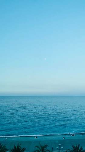 sky sea at daytime beach