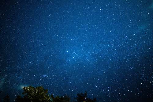 night sky stars nebula