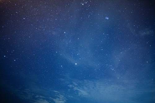 blue blue and white sky during night time outdoors
