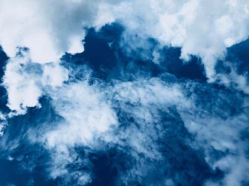outdoors blue clouds sky