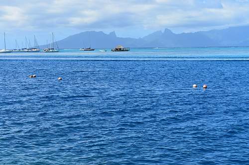 outdoors boats in sea under blue sky land