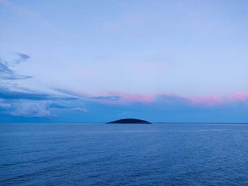 outdoors calm ocean land