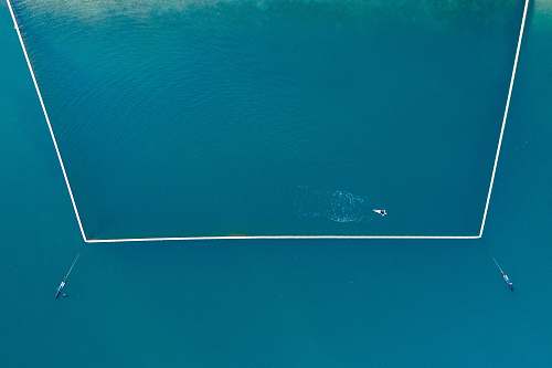 water high angle photo of body of water outdoors