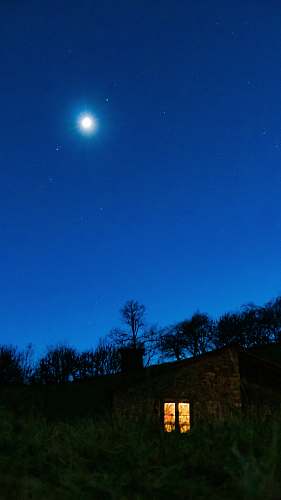 outdoors house at night night