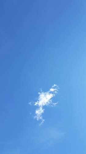 outdoors white and blue skies azure sky