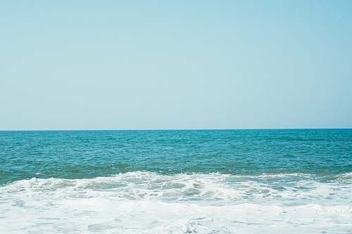 nature crashing waves sea