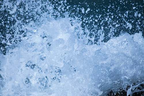 blue ocean wave photography foam