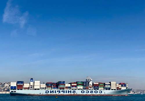 vehicle Cosco Shipping cargo ship cargo