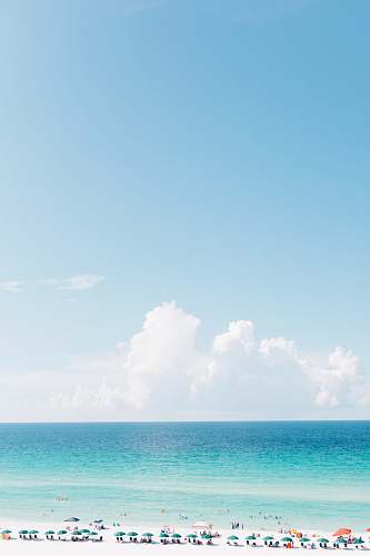 ocean landscape photography of white sand beach beach