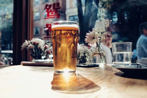alcohol clear drinking glass drink