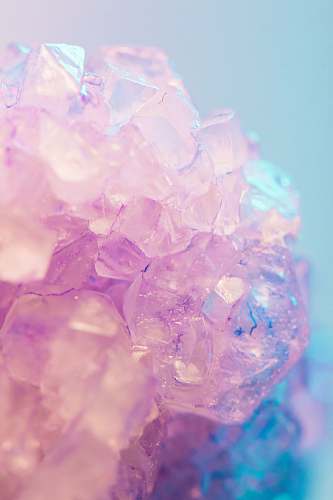 purple purple cyrstal quarts stone pink