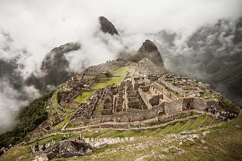 fog Machu Picchu, Mexico at daytime peru