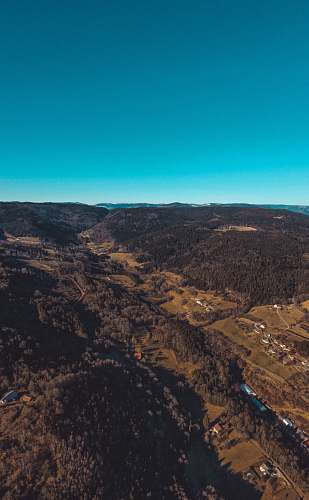 outdoors aerial mountain scenery mountain
