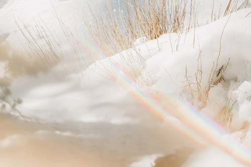 weather snow covered field during daytime outdoors
