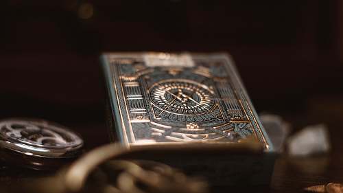 magic Free Mason book in selective focus photography magician