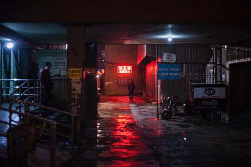 dark  night time