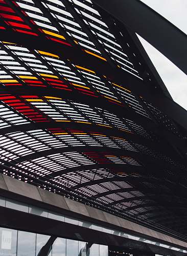 glass photo of black metal roof frames netherlands
