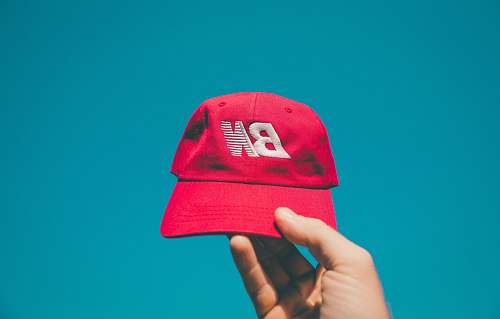 clothing red fitted cap baseball cap