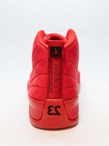 clothing unpaired red Air Jordan basketball shoe footwear