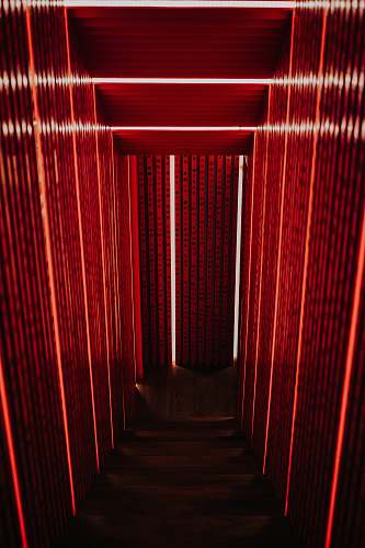 wallpapers gray narrow stair with red wall computer backgrounds