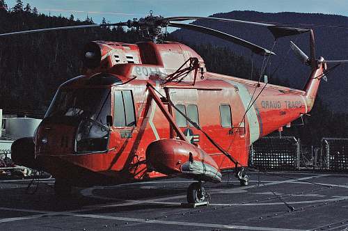 vehicle parked helicopter helipad