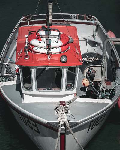 transportation motorboat on body of water vessel
