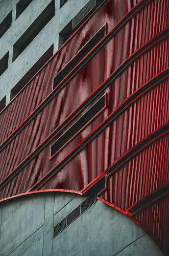 klang gray and red concrete building malaysia