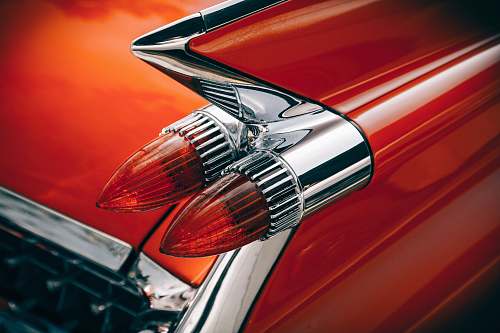 lights car rocket-type brake light vintage